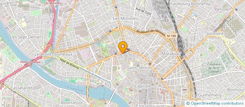 localisation de l'entreprise MADAME MONIQUE COHEN à TOULOUSE
