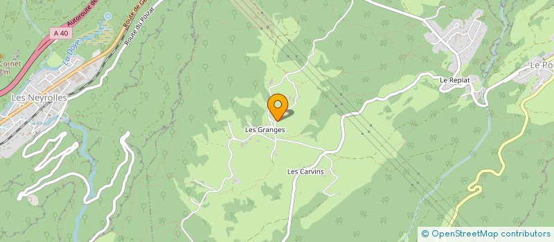 localisation de l'entreprise MADAME MONIQUE COLLETA  ECHALLON