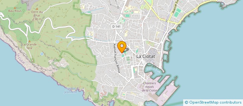 localisation de l'entreprise MADAME MONIQUE CONIL à LA CIOTAT