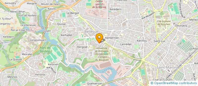 localisation de l'entreprise MADAME MONIQUE CORBARD à BREST