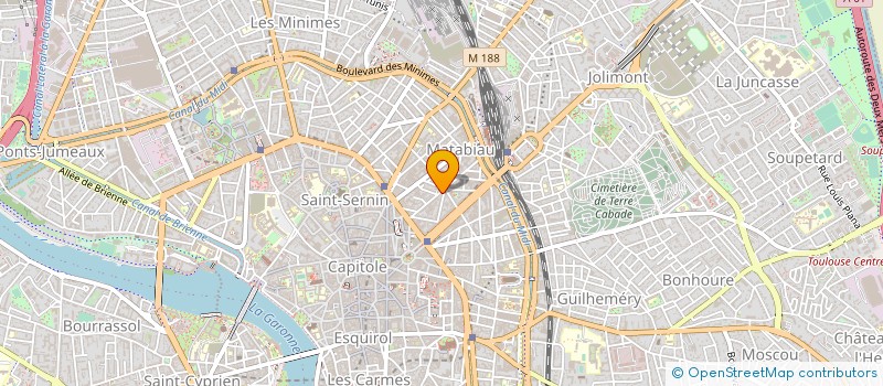 localisation de l'entreprise MADAME MONIQUE CORTADAS  TOULOUSE