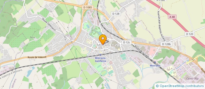 localisation de l'entreprise MADAME MONIQUE COTTE  MOIRANS