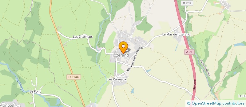 localisation de l'entreprise MADAME MONIQUE COUDERT  SAINT-MYON