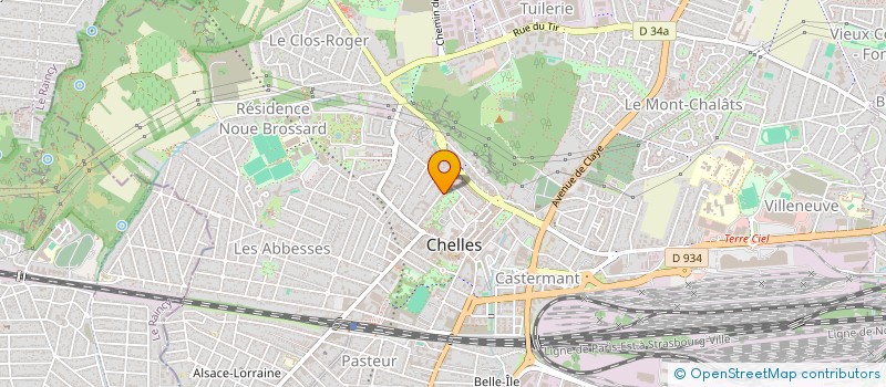 localisation de l'entreprise MADAME MONIQUE COULIBALY  CHELLES