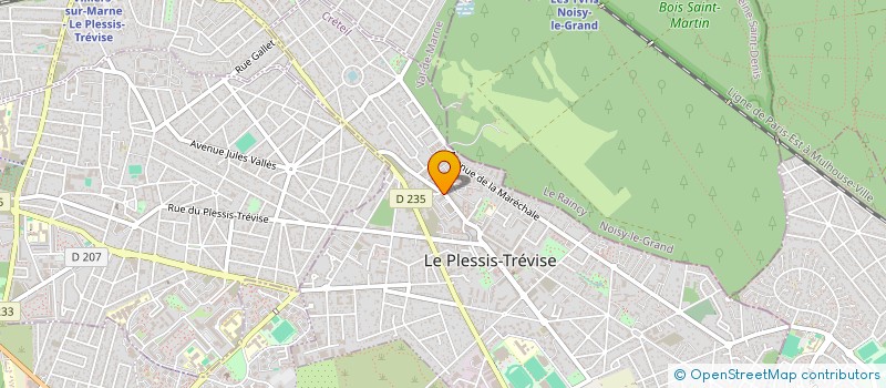 localisation de l'entreprise MADAME MONIQUE COULON  LE PLESSIS-TREVISE