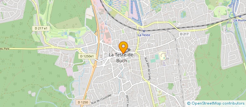 localisation de l'entreprise MADAME MONIQUE COURREGES à LA TESTE DE BUCH
