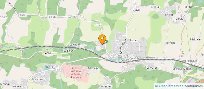 localisation de l'entreprise MADAME MONIQUE CRETINOIR à SAINT-NOLFF