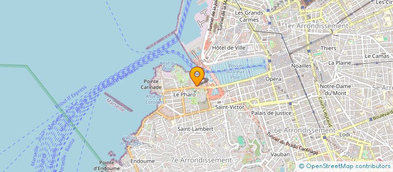 localisation de l'entreprise MADAME MONIQUE CROMBEZ à MARSEILLE