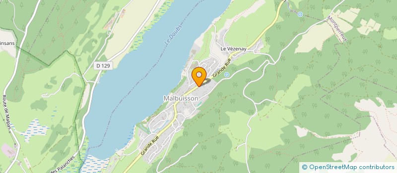 localisation de l'entreprise MADAME MONIQUE CUCHE  MALBUISSON