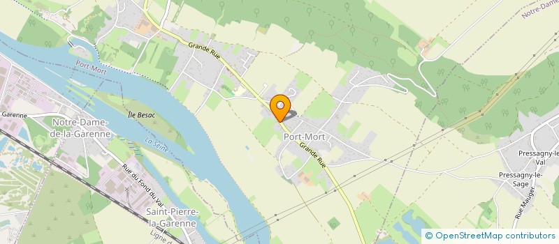 localisation de l'entreprise MADAME MONIQUE CUEILLE  PORT-MORT