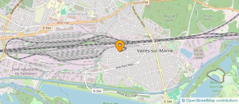 localisation de l'entreprise MADAME MONIQUE D'AGOSTINO  VAIRES-SUR-MARNE