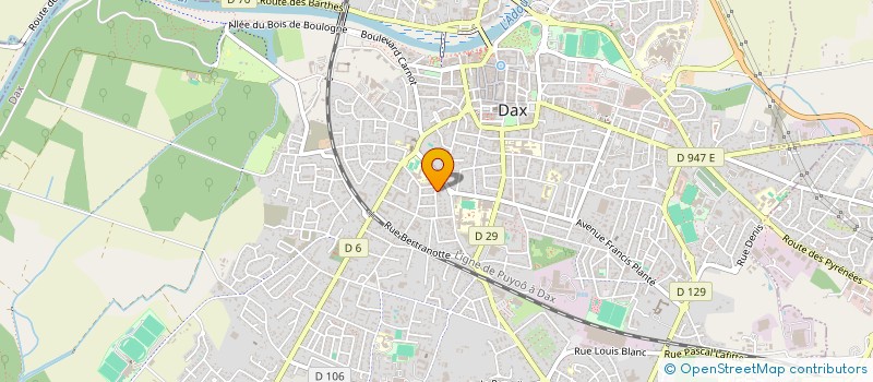 localisation de l'entreprise MADAME MONIQUE DA SILVA à DAX