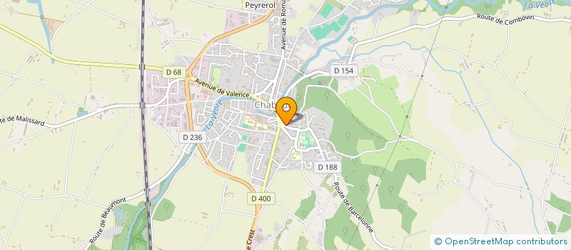 localisation de l'entreprise MADAME MONIQUE DAGUIER à CHABEUIL