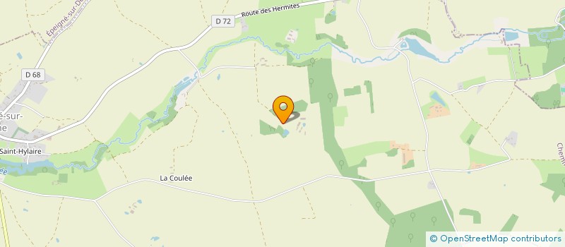 localisation de l'entreprise MADAME MONIQUE DALIBARD  CHEMILLE SUR DEME