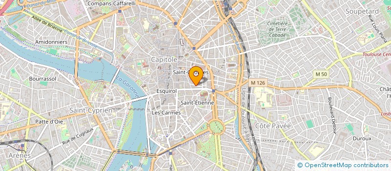 localisation de l'entreprise MADAME MONIQUE DALLA BETTA à TOULOUSE
