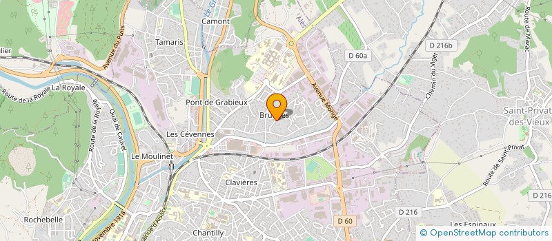 localisation de l'entreprise MADAME MONIQUE DARCHIS  ALES