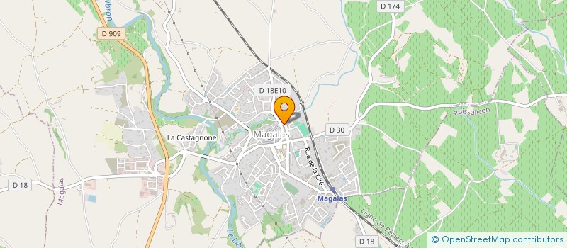 localisation de l'entreprise MADAME MONIQUE DARDE  PUISSALICON