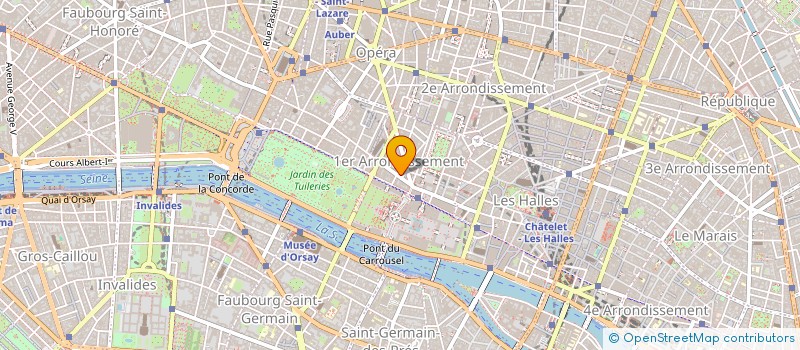 localisation de l'entreprise MADAME MONIQUE DE COATGOUREDEN  PARIS