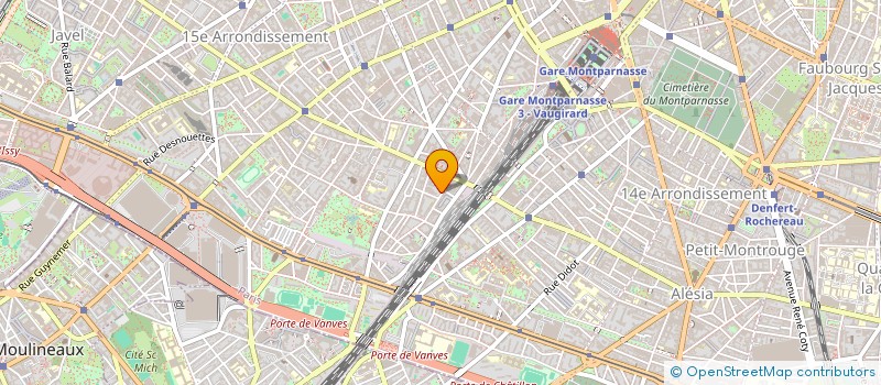 localisation de l'entreprise MADAME MONIQUE DE FORNEL  PARIS