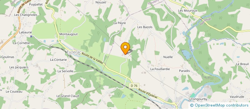 localisation de l'entreprise MADAME MONIQUE DE ZANGRONIZ à CORGNAC-SUR-L ISLE