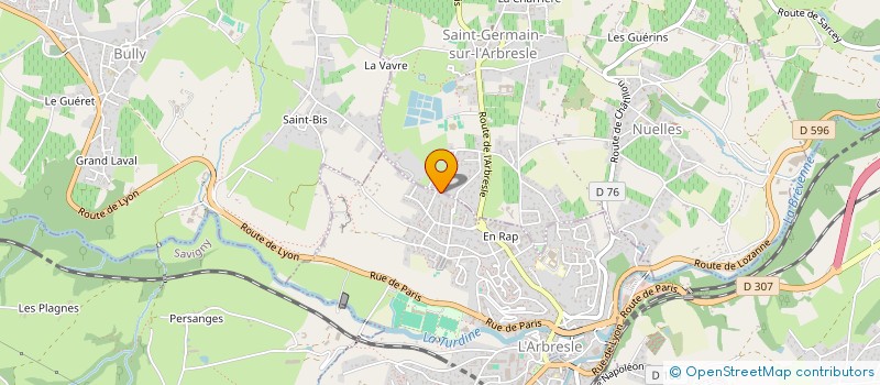 localisation de l'entreprise MADAME MONIQUE DEBIZE  BULLY