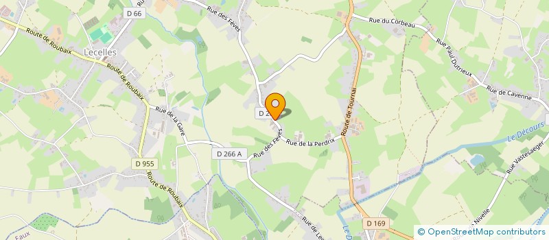 localisation de l'entreprise MADAME MONIQUE DEBRABANT à LECELLES