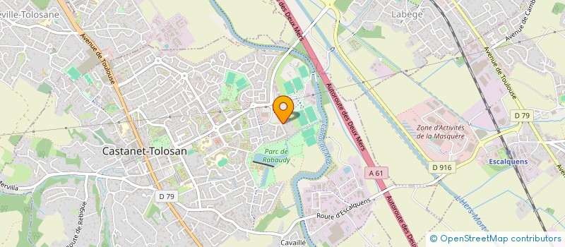 localisation de l'entreprise MADAME MONIQUE DECELLE à CASTANET-TOLOSAN
