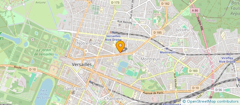 localisation de l'entreprise MADAME MONIQUE DECOONINCK à VERSAILLES