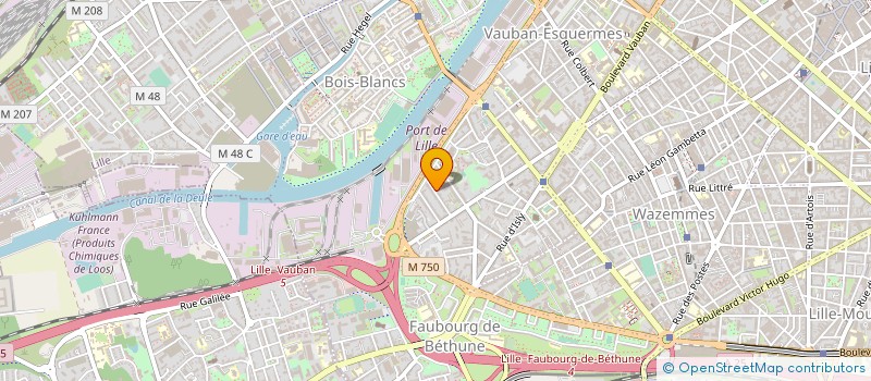 localisation de l'entreprise MADAME MONIQUE DEHESTRU à LILLE