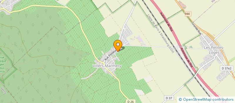 localisation de l'entreprise MADAME MONIQUE DELABARRE  VILLERS-MARMERY