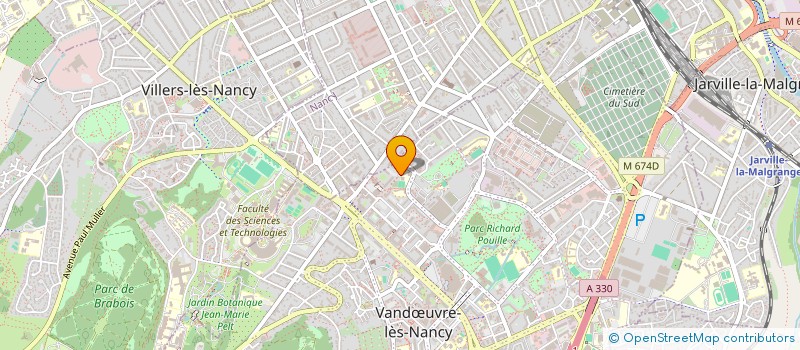 localisation de l'entreprise MADAME MONIQUE DELALLE à VANDŒUVRE-LES-NANCY