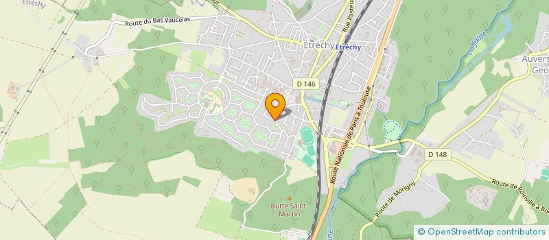localisation de l'entreprise MADAME MONIQUE DELANEAU à ETRECHY