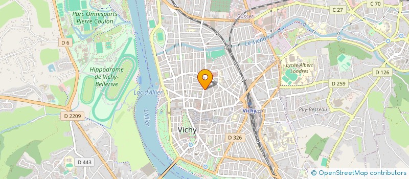 localisation de l'entreprise MADAME MONIQUE DELAUNOIT à VICHY