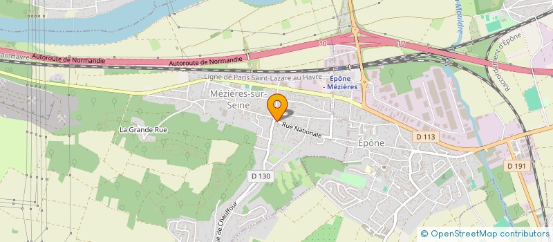 localisation de l'entreprise MADAME MONIQUE DELAURENT à MEZIERES-SUR-SEINE