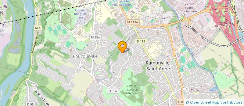 localisation de l'entreprise MADAME MONIQUE DELBOURG  RAMONVILLE ST AGNE