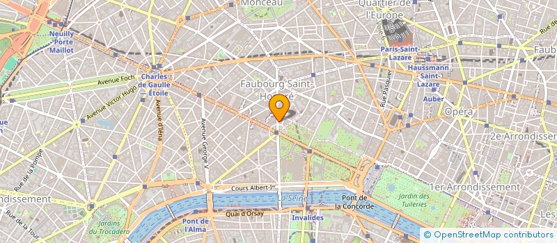 localisation de l'entreprise MADAME MONIQUE DELCHER  PARIS 08