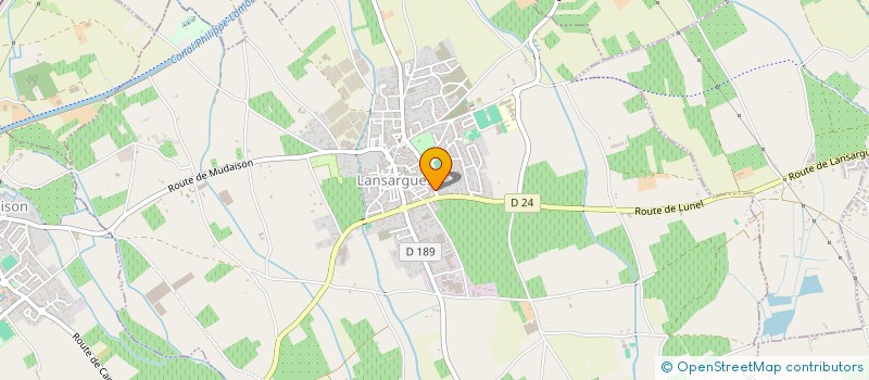 localisation de l'entreprise MADAME MONIQUE DELHAY  LANSARGUES