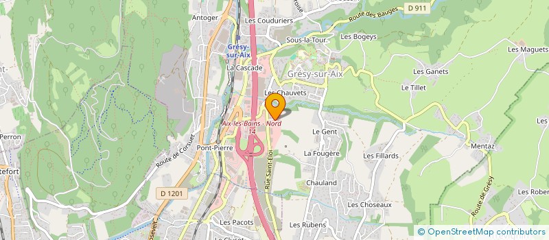 localisation de l'entreprise MADAME MONIQUE DELORME à GRESY-SUR-AIX