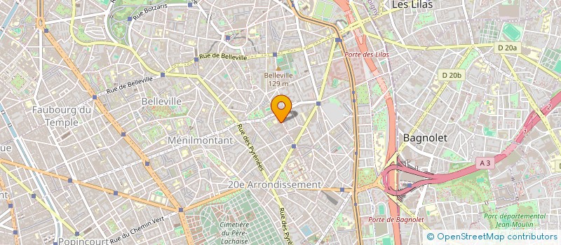 localisation de l'entreprise MADAME MONIQUE DELOUS à PARIS