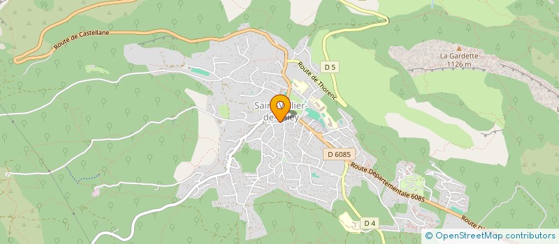 localisation de l'entreprise MADAME MONIQUE DELPLANQUE à SAINT-VALLIER-DE-THIEY