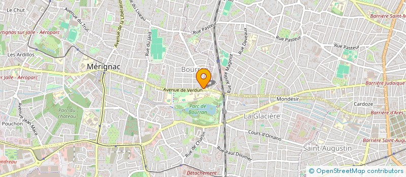 localisation de l'entreprise MADAME MONIQUE DEMARQC à MERIGNAC