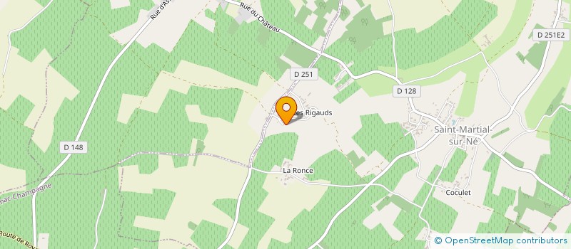 localisation de l'entreprise MADAME MONIQUE DEMIER  SAINT-MARTIAL-SUR-NE