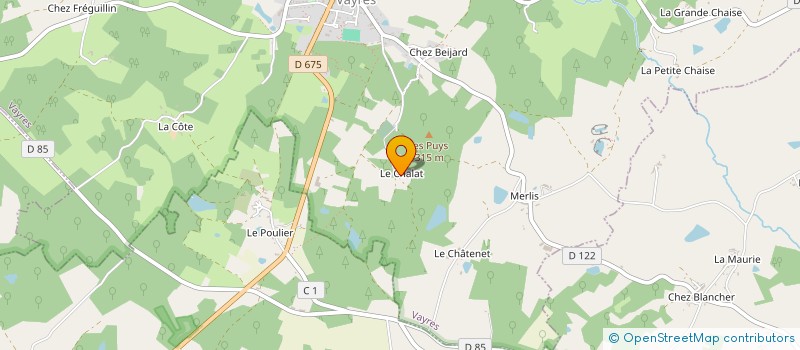 localisation de l'entreprise MADAME MONIQUE DENEKAMP  VAYRES