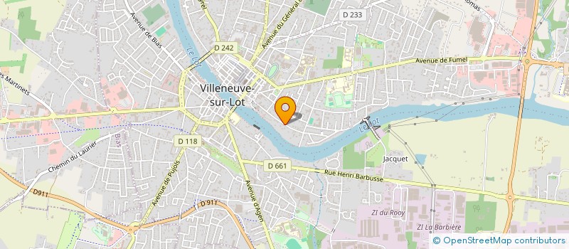 localisation de l'entreprise MADAME MONIQUE DENIAU  VILLENEUVE-SUR-LOT