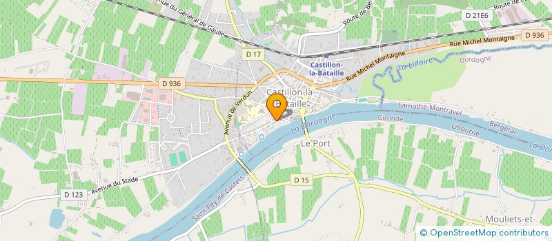localisation de l'entreprise MADAME MONIQUE DEPIENNE à CASTILLON-LA-BATAILLE