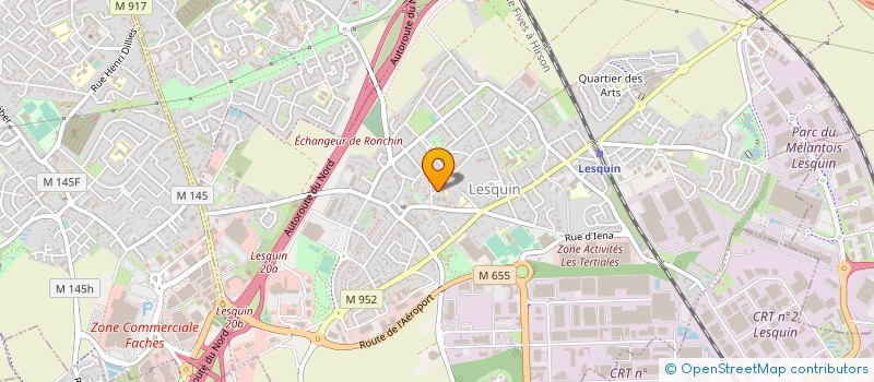 localisation de l'entreprise MADAME MONIQUE DEPOORTER à LESQUIN