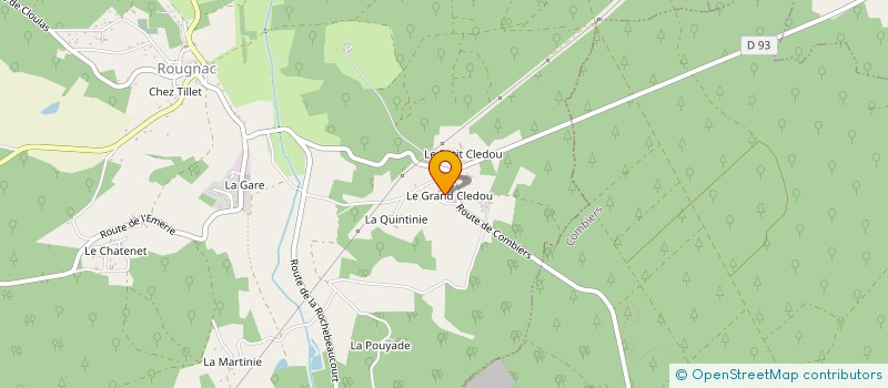 localisation de l'entreprise MADAME MONIQUE DEREIX  ROUGNAC