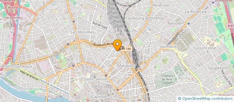 localisation de l'entreprise MADAME MONIQUE DERUYCK à TOULOUSE