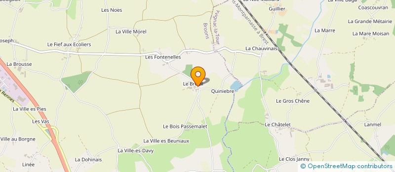 localisation de l'entreprise MADAME MONIQUE DERVAUX à PLUMAUGAT