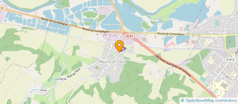 localisation de l'entreprise MADAME MONIQUE DESHAYEES à MERCIN-ET-VAUX